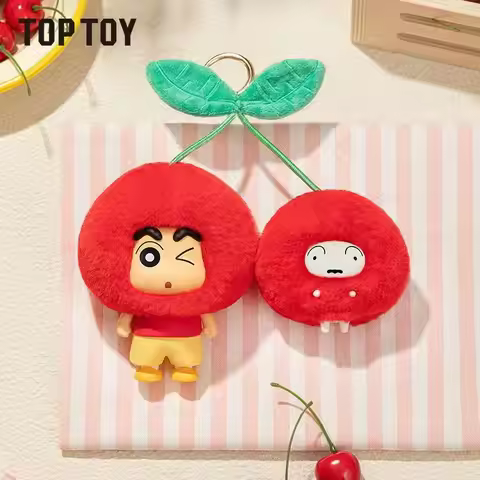 Authentic TOPTOY Crayon Shin chan Fruit House Series Trendy Play Blind Box Pendant Decoration Birthd