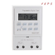 FEPS Programmable Timer, 1W Power Microcomputer Digital Timer Switch, Smart Home with LCD Display 30