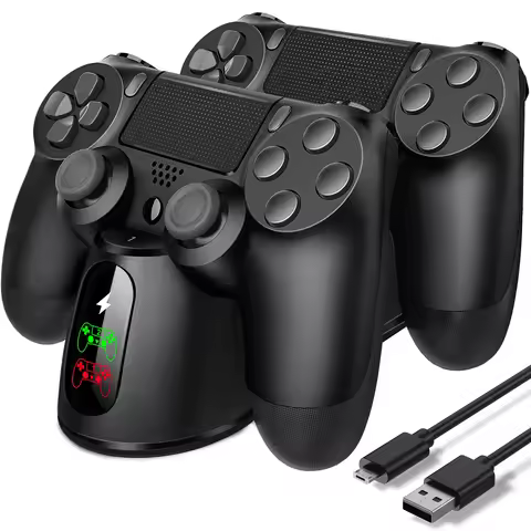 BEBONCOOL Controller Charger Dualsense Dock For PS4 Charging Station For DualShock 4/Playstation 4/P