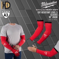 Milwaukee Cut Resistant Level 3 Sleeves 18" 45CM / 48-73-9031 / Milwaukee Anti Cut Sarung Tangan / Milwaukee Long Sleeve