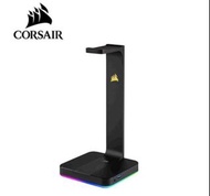 無線CORSAIR海盜船 St100 RGB 電競耳機架/耳機架、CORSAIR VOID RGB ELITE USB耳機-白