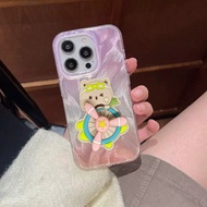 GC SSP006 Case 3D Splitter Cute bisa diputar 360° Ombre Clariti Softcase Casing Hp Compatible For SA