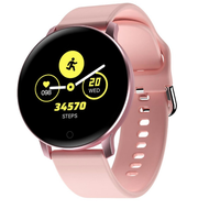 Daujai happy นาฬิกาอัจฉริยะ (สีชมพู) ภาษาไทยSmart Watch KW19 Pro รองรับทั้ง Android และ iOS สัมผัสเต