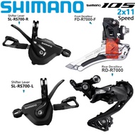 Shimano 105 RS700 R7000 Groupset 2x11 Speed Road Bike RS700 Flatbar Shifter R7000 Front Derailleur Rear Derailleur For Road Bicycle Folding Bicycle