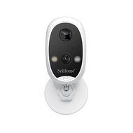 SriHome DH008 (4MP) Battery Camera Wire Free Wireless WiFi CCTV 2K Video Record Two-Way Audio