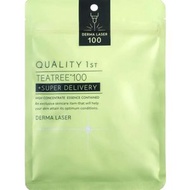 Derma Laser 皇后的秘密面膜 茶樹100萃取精華保濕面膜 急救鎮靜 7片 激光速效系列 -61443 (平行進口)