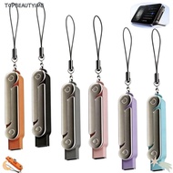 TOPBEAUTY1MB Data Cable Converter, Detachable 360° Rotating Super-fast Charging Bracket, Foldable Ca