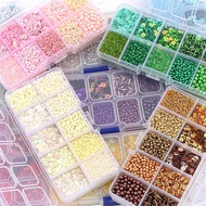 Czech Crystal Glass Seed Beads Sequin Kit Charms Alphabet Beads Box for Jewelry Making DIY Bracelets Rings Earring Bag Shoes Set Beads