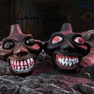 Real Screaming Aztec Death Whistle Loud Whistle Demon Shaped Aztec Death Whistle Loudest Authentic