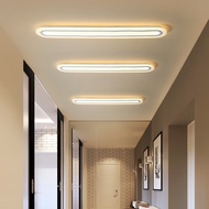 LED长条过道吸顶灯 现代简约入户玄关走廊阳台灯具创意个性中山灯 直径400*200 三色调光 白色