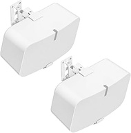 Heavy Duty Speaker Mount for Sonos Five &amp; Play 5 Gen 2 Speaker Wall Mount Hold Up to 35 Lbs, Adjustable Tilt &amp; Swivel Brackets for Sonos Play:5 &amp; Sonos 5 Wall Mount with Hardware Kits,2 Pack,White