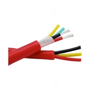 1 Meters 1/1.5m㎡ Flexible Silicone Wire 2/3/4core Power Cord Tinned Copper Sheathed Cable 200Deg.C High temperature resistance