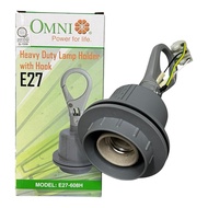 Omni E27 Lamp Holder Hook Type 6A 1500W 250V Heavy Duty Outdoor Light Socket E27-608H