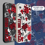 Phone Case for OPPO A54 A53 A53S A55 A56 A74 A94 F19 Pro Reno 5F F1 F3 Plus R9S Plus F7 F9 Pro Casing Soft Case for OPPO NBA Lakers chicagd bulls Basketball