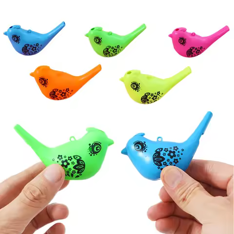 10PCS Novelty Funny Water Bird Whistle For Kids Musical Instruments Birthday Party Toys Regalos Cump
