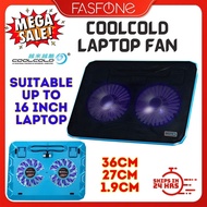 FASFONE Laptop Cooler Laptop Fan Cooler Kipas Laptop Cooling Hight Accessories USB COOLCOLD