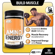 Optimum Nutrition Amino Energy build muscle with BCAAs & amino acids 30 servings