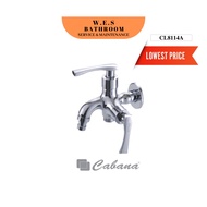 Cabana Two Way Tap / Washing Machine Toilet Two way Water Tap (Premium Quality Zinc Alloy) CL8114A