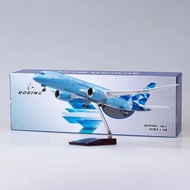 Etihad Manchester City Boeing B787 aircraft model with wheels size 47cm no led MB47103