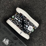 Kith x Converse Chuck 1970s Graffiti Co-Branded High-Top Black Version