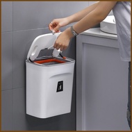 【ikloo】壁掛式滑蓋垃圾桶