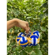 Wool volleyball ball volleyball keychain