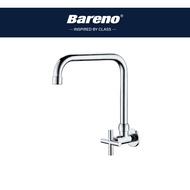 Bareno Brass Chrome Finish Kitchen Wall Sink Tap WST1011-02