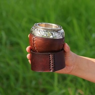 Argentina Mate gourd/Calabash mate gourd #80/Rotatable Gourd Cup