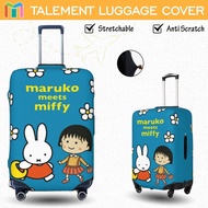 Miffy Luggage Protector Cover Personalized Suitcase cover Stretchable Travel Luggage Accessories Ant