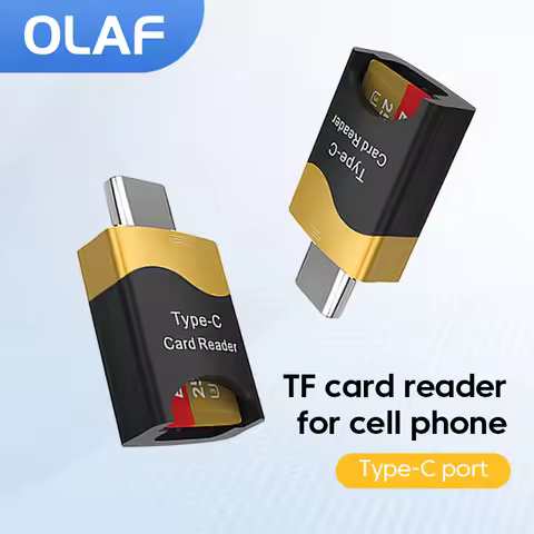 Olaf Type C Micro SD Card Reader Type C to TF Memory Card Reader Type C Converter Adapter for Phone 