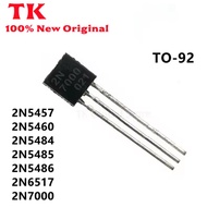20PCS New 2N5457 2N5460 2N5485 2N7000 2N5484 2N5486 2N6517 TO-92 100% Quality, In Stock