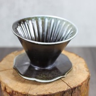 【我愛媽媽】柴燒咖啡濾杯 V50 鶯歌燒 自然釉 台灣設計製造