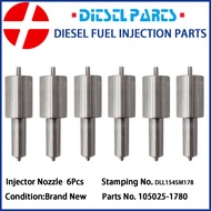6Pcs Diesel Fuel Injector Nozzle Tips 105025-1780 DLL154SM178 9432610729 Injection Nozzle NP-DLLA154