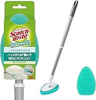 (Amazon.co.jp Limited) B-549J+R 3M Bath Cleaning Brush, Sponge, Extendable Long, Replacement Include