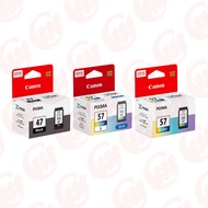 Canon 47, 57, and 57S Ink Cartridges