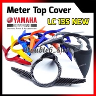 METER TOP COVER MATT BLACK &amp; BLACK LC135 NEW V2 V3 V4 V5 V6 V7 / LC 135 NEW 【 ROUND 】