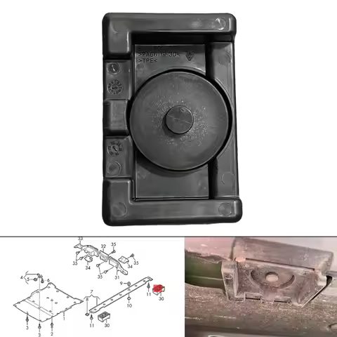 Rubber Jacking Lifting Point Support Plug Block Jack Pad Adapter For Porsche Taycan 9J1 2020-2026 Fo