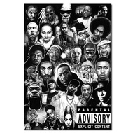 Hip Hop Star Canvas Wall Art  Rapper Posters  Prints  HD Print Painting for Living Room Decor  Home 