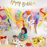 Color Thickened Magic Long Balloon Modeling Accessories Balloon Holder Balloon Flower Knitting DIY26