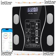 LETTER Body Fat Scale​​, USB Charging​​ ​​Digital Display​​ ​​Smart Weight Scale​​, ​​High Precision