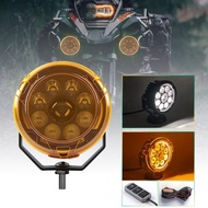 5 inch Moto Lights with High Low Beams Amber DRL ADV Enduro Street GR Motorcycle Aux External Spotli