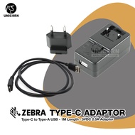 Original Type A to Type C Charger Adapter - Zebra PWR-WUA5V12W0EU 5V 2.5A
