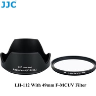 เลนส์ฮูดเปลี่ยน ALC-SH112ใน LH-112 JJC สำหรับเลนส์ F3.5-5.6 OSS Sony E 18-55มม./เลนส์ F2.8 Sony E 16