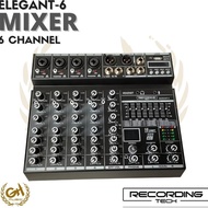 Best Seller RECORDING TECH ELEGANT-6 MIXER 6 CHANNEL [terbaik]