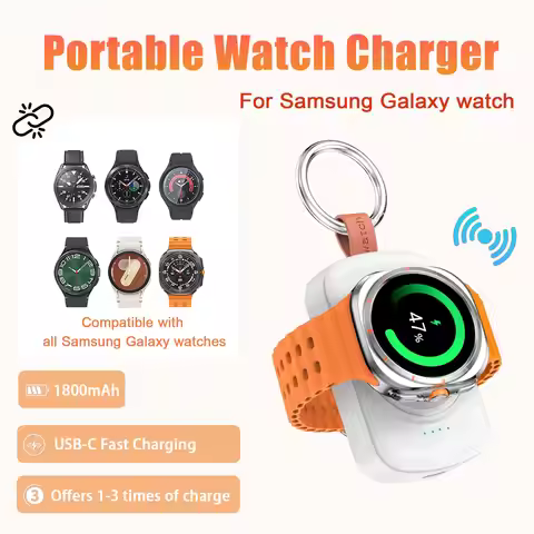 Samsung Galaxy Watch Charger Wireless Charging Module Smartwatch Accessory Power Bank Fast Charging 