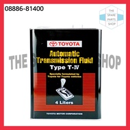 TOYOTA AUTOMATIC TRANSMISSION FLUID TYPE T-IV 4L (08886-81400)