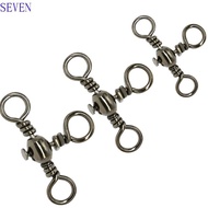 SEVEN Swivel Ring 3 Way 50pcs Stainless Steel Fishing Swivel