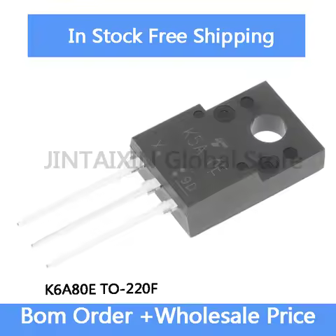 10Pcs TK10A80E K6A80E K5A80E TO-220F MOSFET chip In Stock Wholesale