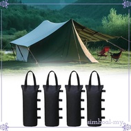 [SimhoabeMY] 4 Pieces Weight Sand Bag Gazebo Sand Weight Bags Portable Canopy Sandbag Tent Weights Bags for Beach RV Awning (without Sand)