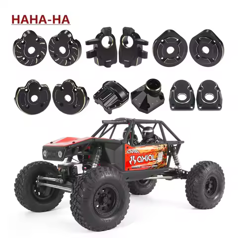 Heavy Brass Counterweight Steering Knuckles Portal Cover for Axial Capra 4WS SCX10 III Vanquish F9 S